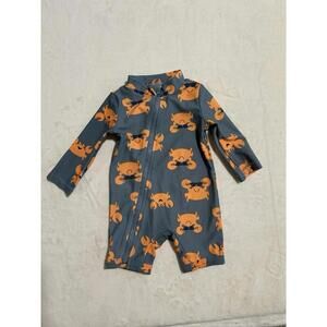 Carter's One-Piece Rash Guard Swimsuit 3 Months Crabs